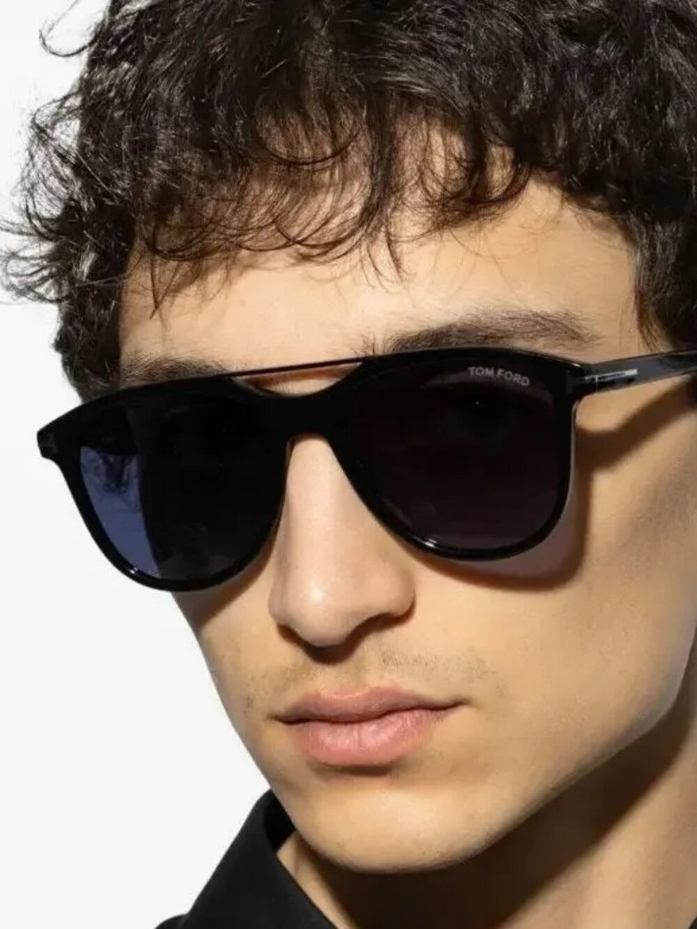Tom Ford DAMIAN-02 Men Sunglasses Black Blue Pilot FT1098 01V NEW AUTHENTIC